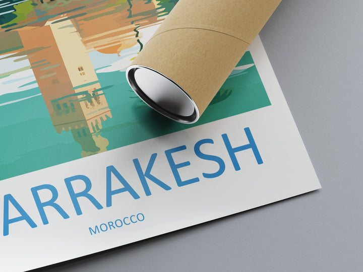 Marrakesh Travel Print Wall Art Marrakesh Wall Hanging Home Décor Marrakesh Gift Art Lovers Morocco Art Lover Gift Wall Art Morocco Art