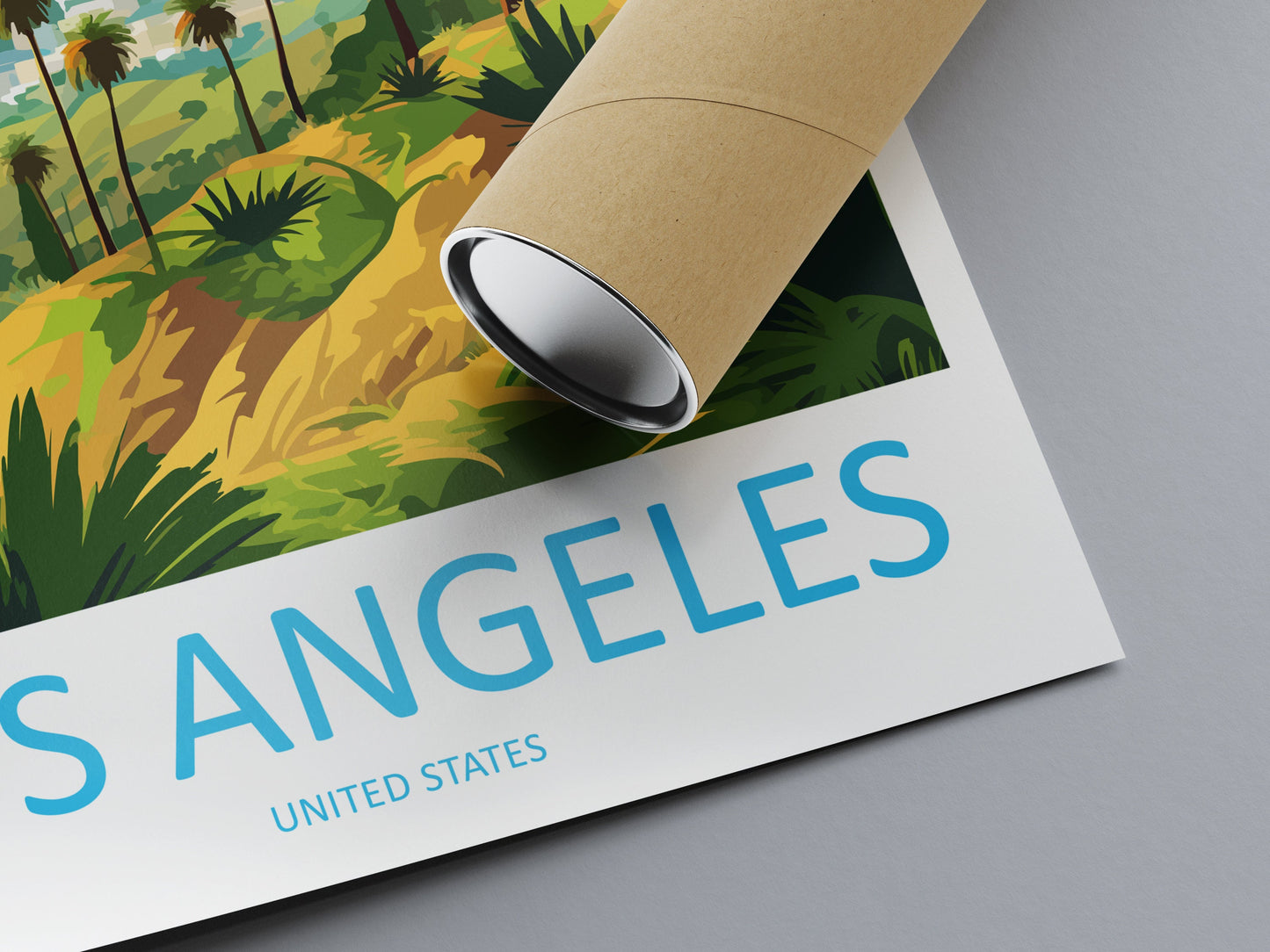 Los Angeles Travel Print Wall Art Los Angeles Wall Hanging Home Décor Los Angeles Gift Art Lovers California Art Lover Gift Los Angeles Deco