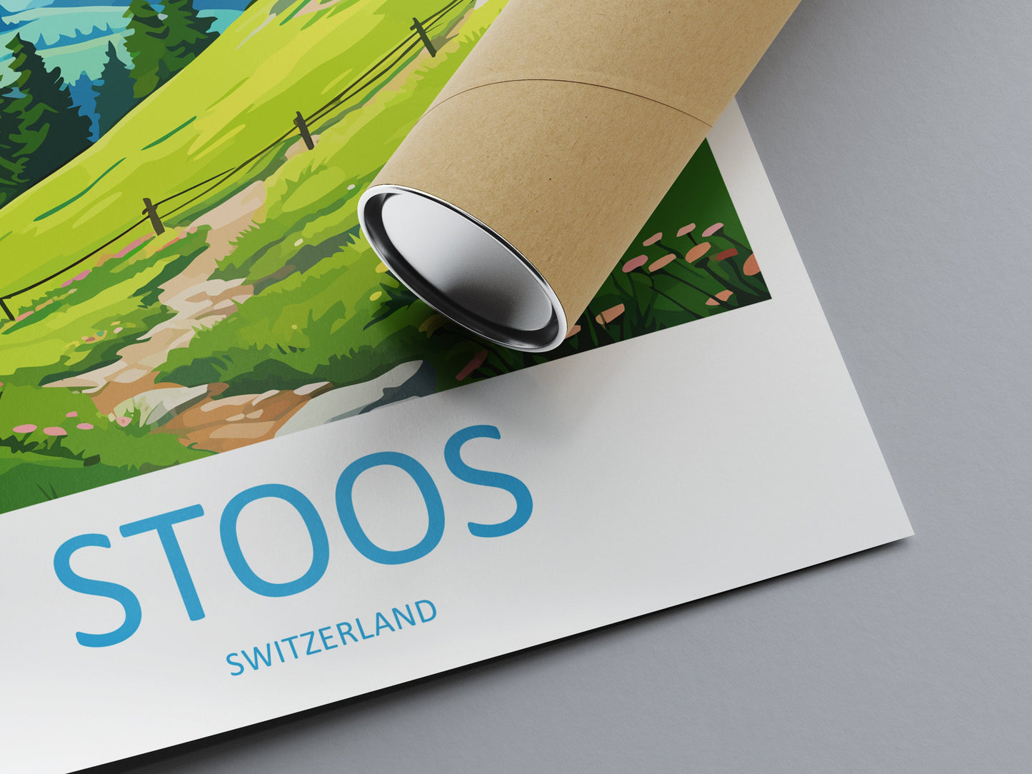 Stoos Travel Print Wall Art Stoos Wall Hanging Home Décor Stoos Gift Art Lovers Switzerland Art Lover Gift Stoos Travel