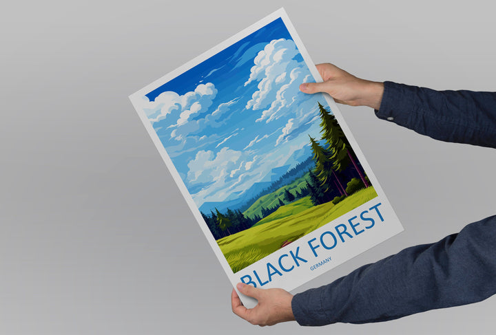 Black Forest Travel Print Black Forest Home Décor Germany Art Print Germany Black Forest Wall Print For Black Forest Gift For Germany Wall