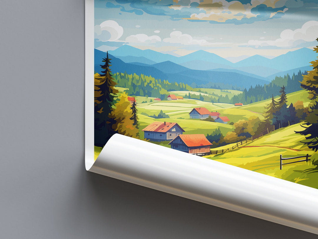 Harz Mountains Travel Print Harz Mountains Home Décor Germany Art Print Germany Harz Mountains Wall Print For Harz Mountains Gift