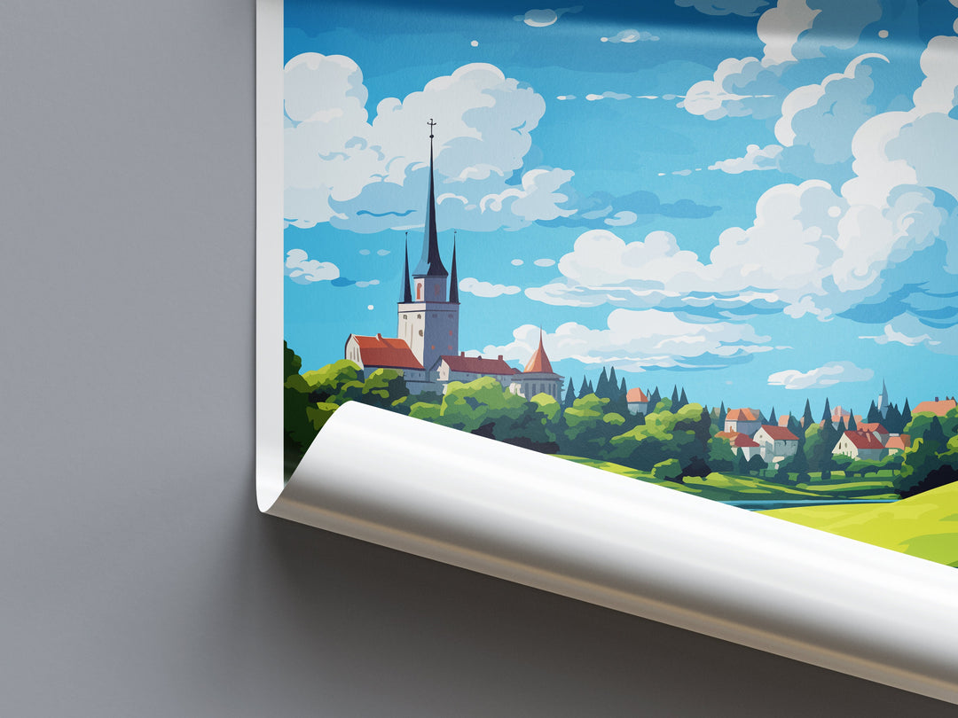 Hunsrück Travel Print Hunsrück Home Décor Germany Art Print Germany Hunsrück Wall Print For Hunsrück Gift