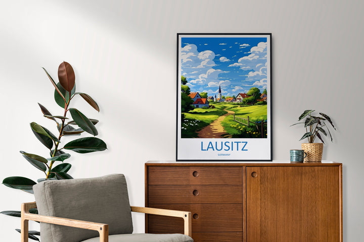 Lausitz Travel Print Lausitz Home Décor Germany Art Print Germany Lausitz Wall Print For Lausitz Gift