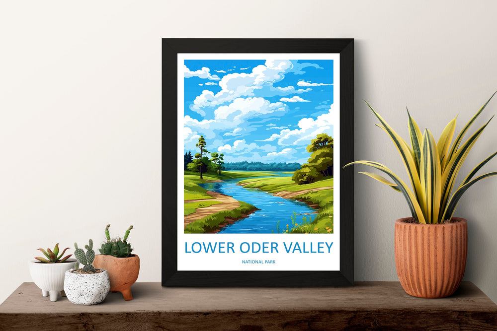 Lower Oder Valley Travel Print Lower Oder Valley Home Décor Germany Art Print Germany Lower Oder Valley Wall Print For Lower Oder Valley