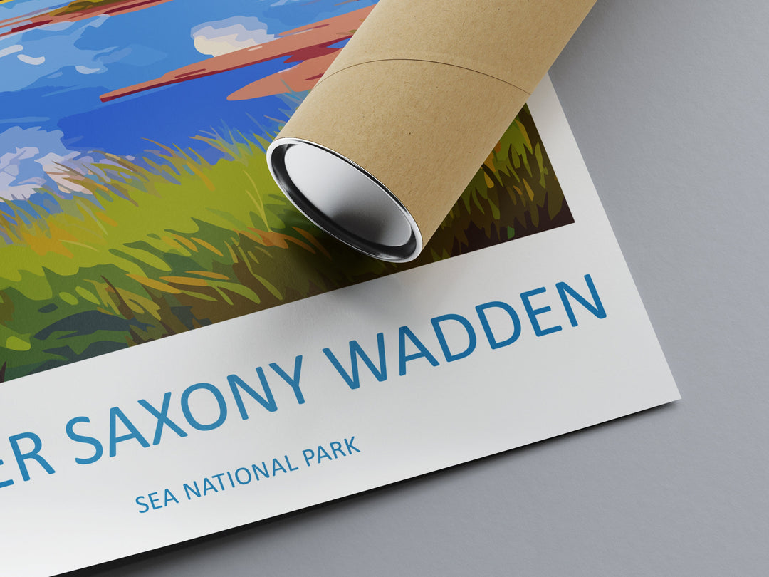 Lower Saxony Wadden Travel Print Lower Saxony Wadden Home Décor Germany Art Print Germany Lower Saxony Wadden Wall Print