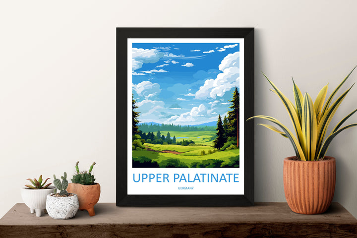 Upper Palatinate Travel Print Upper Palatinate Home Décor Germany Art Print Germany Upper Palatinate Wall Print Gift For Germany Fans