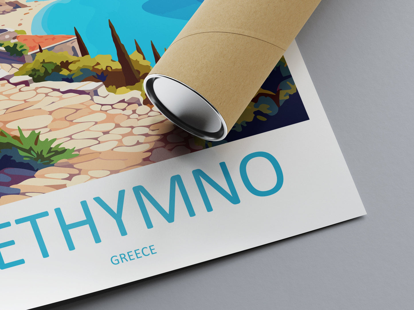 Rethymno Travel Print Wall Art Rethymno Greece Wall Hanging Home Decoration Rethymno Gift Art Lovers Wall Art Print Rethymno Greece Wall Art
