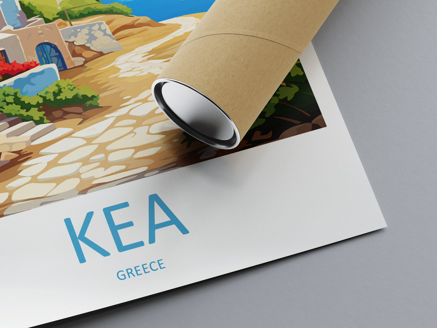 Kea Travel Print Wall Art Kea Greece Wall Hanging Home Decoration Kea Gift Art Lovers Wall Art Print Kea Greece Wall Art