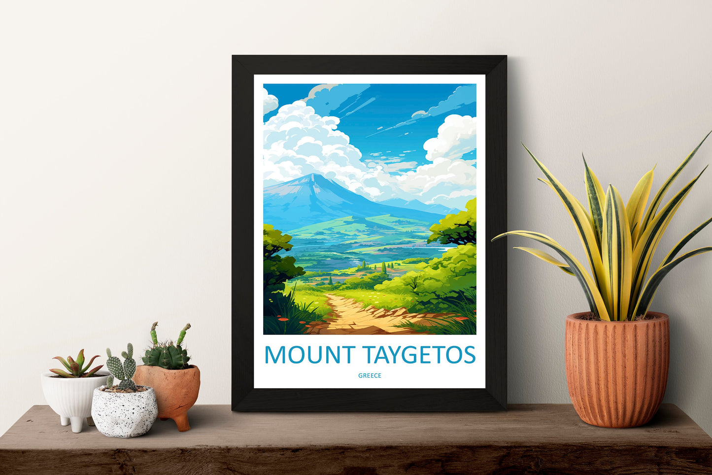 Mount Taygetos Travel Print Wall Art Mount Taygetos Wall Hanging Home Decor Mount Taygetos Gift Art Lovers Wall Art Print Taygetos Greece