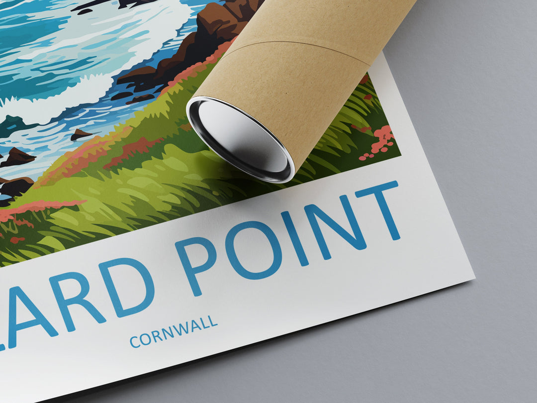 Lizard Point Travel Print Wall Art Lizard Point Wall Hanging Home Décor Lizard Point Gift Art Lovers England Art Lover Gift Lizard Point Art