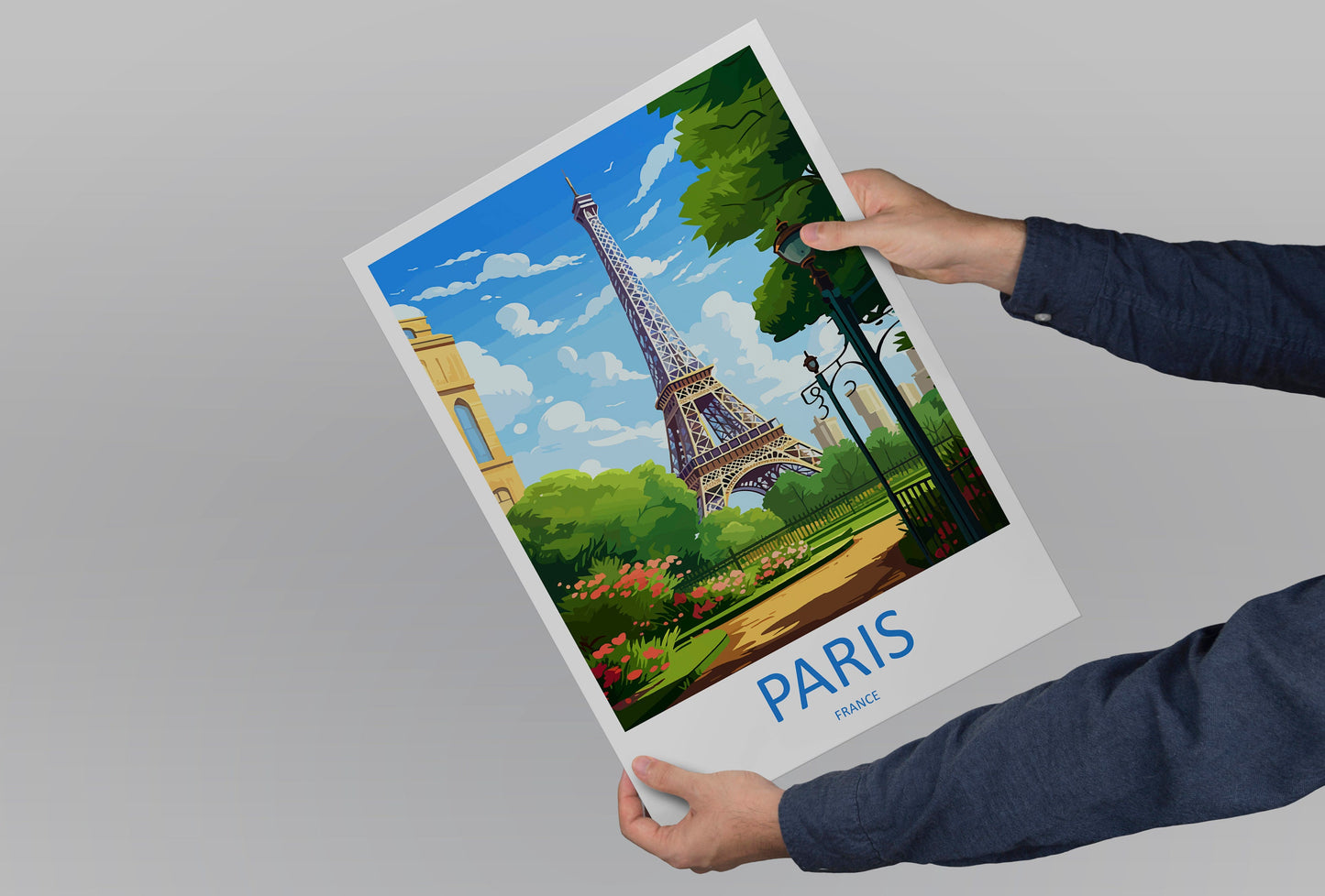 Paris Travel Print Wall Art Paris Wall Hanging Home Décor Paris Gift Art Lovers France Art Lover Gift Paris Print France Wall Art Décor