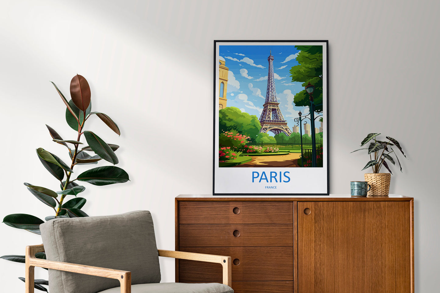 Paris Travel Print Wall Art Paris Wall Hanging Home Décor Paris Gift Art Lovers France Art Lover Gift Paris Print France Wall Art Décor