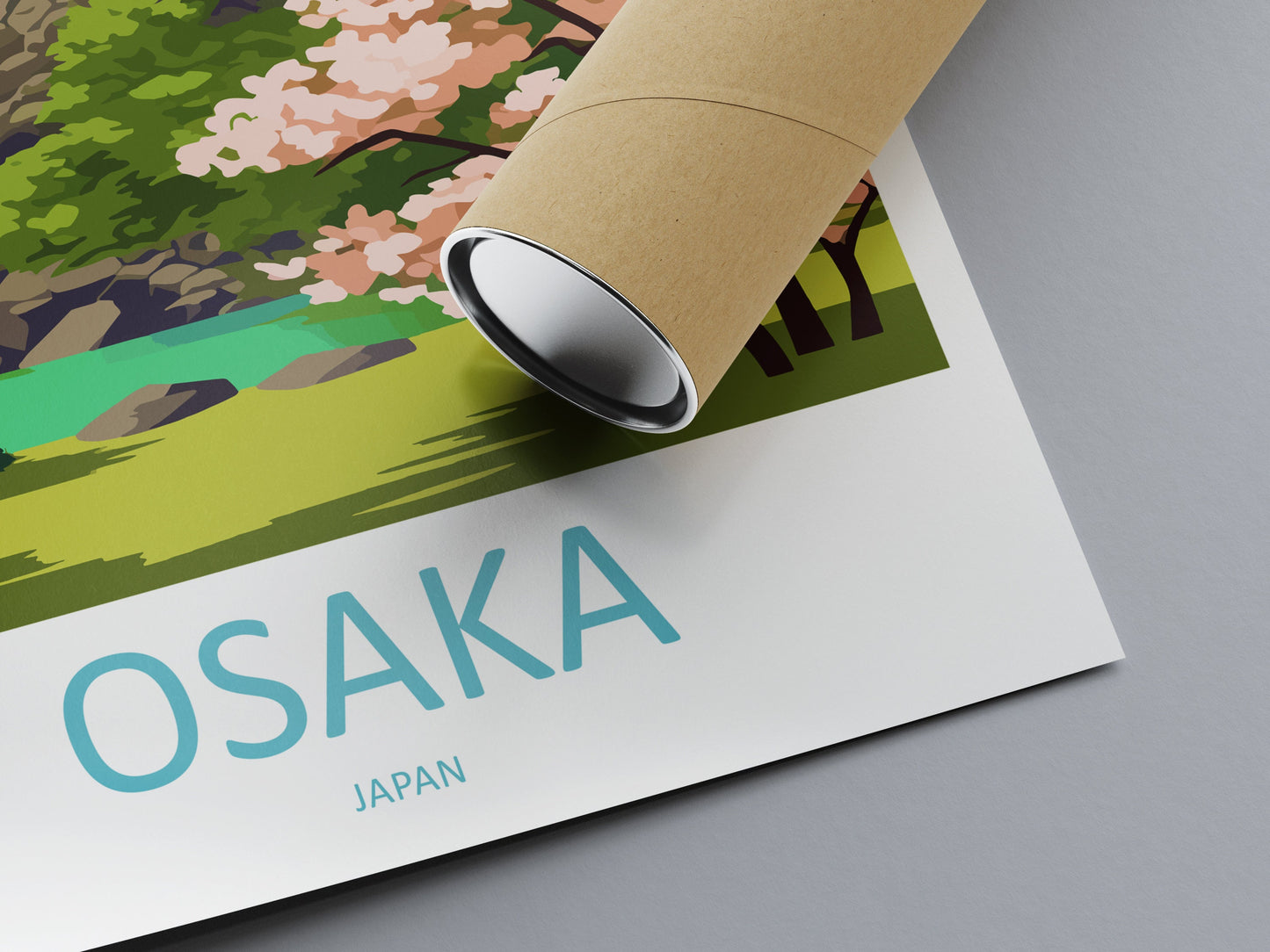 Osaka Travel Print Wall Art Osaka Wall Hanging Home Décor Osaka Gift Art Lovers Osaka Art Lover Gift Osaka Travel Gift Japan