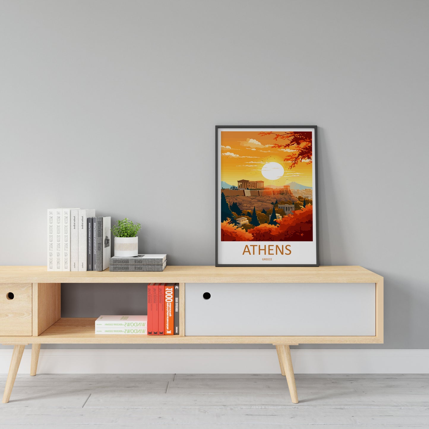 Athens Travel Print Wall Art Athens Greece Wall Hanging Home Decoration Athens Gift Art Lovers Wall Art Print Athens Greece Wall Poster Art