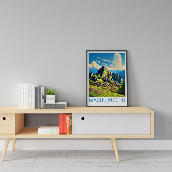 Machu Picchu Travel Print Wall Art Machu Picchu Wall Hanging Home Décor Machu Picchu Gift Art Lovers Peru Art Lover Gift Peru