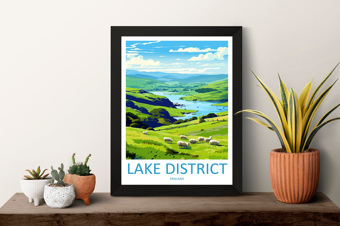 Lake District Print Lake District Home Decor Landscape Art Print Lake District Wall Art Nature Enthusiast Gift Wall Hanging Lake District