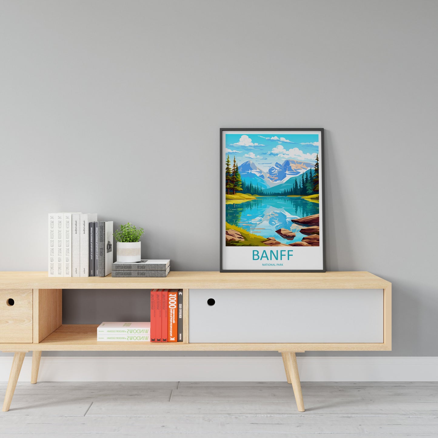 Banff National Park Travel Print Wall Art Banff Wall Hanging Home Décor Banff Gift Art Lovers Canada Art Lover Gift