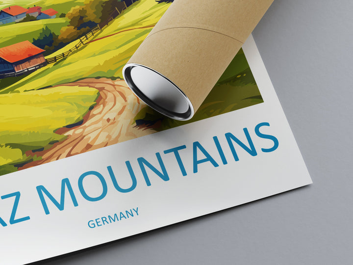 Harz Mountains Travel Print Harz Mountains Home Décor Germany Art Print Germany Harz Mountains Wall Print For Harz Mountains Gift