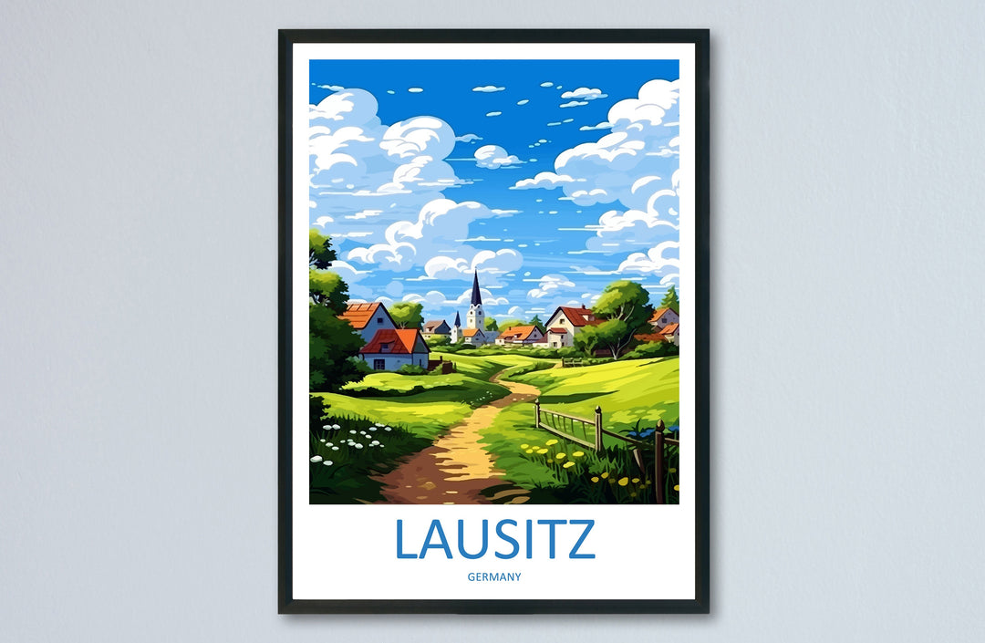 Lausitz Travel Print Lausitz Home Décor Germany Art Print Germany Lausitz Wall Print For Lausitz Gift