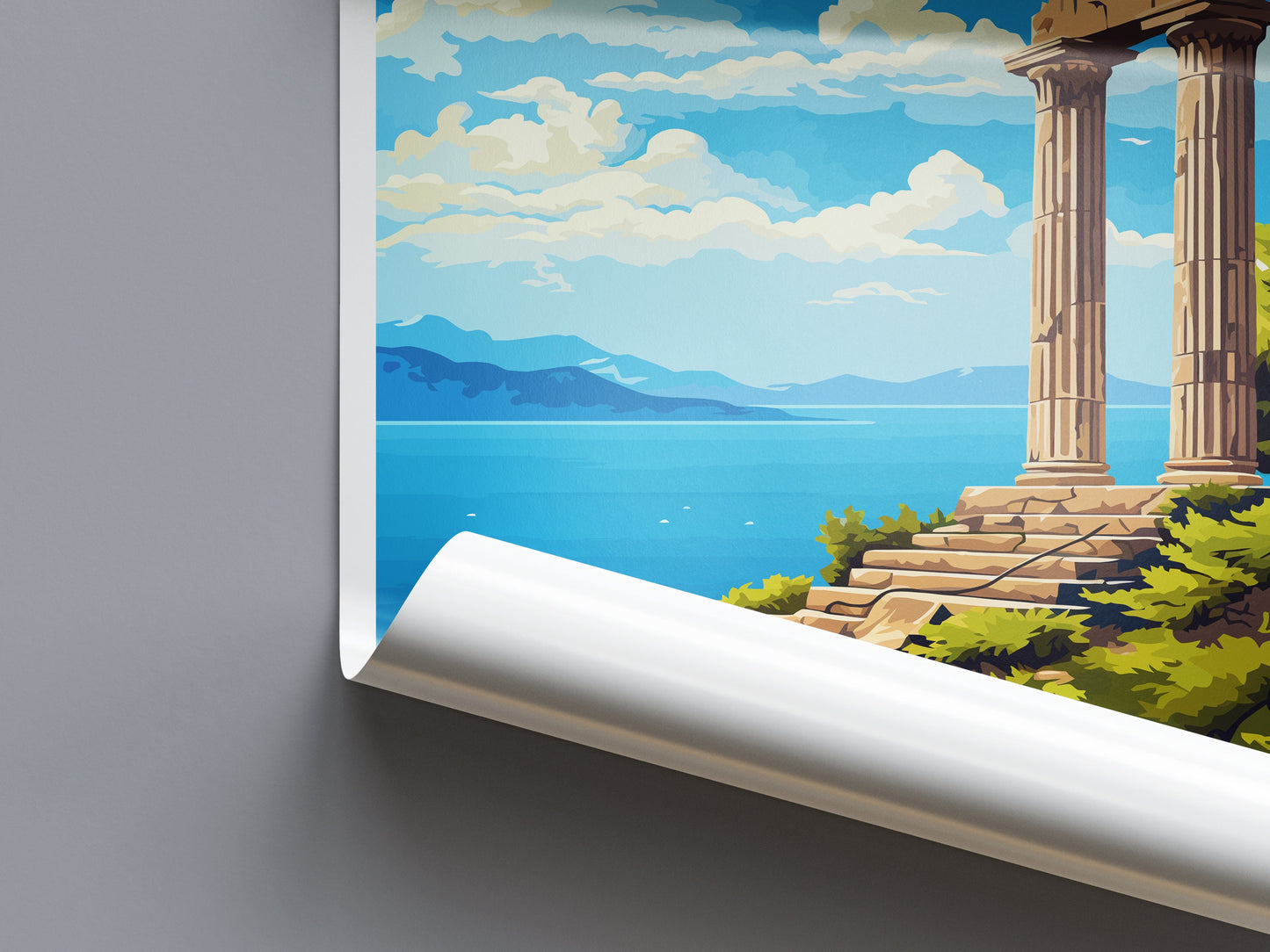 Samothrace Travel Print Wall Art Samothrace Wall Hanging Home Decor Samothrace Gift Art Lovers Wall Art Print Samothrace Wall Samothrace