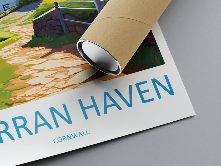 Gorran Haven Travel Print Wall Art Gorran Haven Wall Hanging Home Décor Gorran Haven Gift Art Lovers England Art Lover Gift