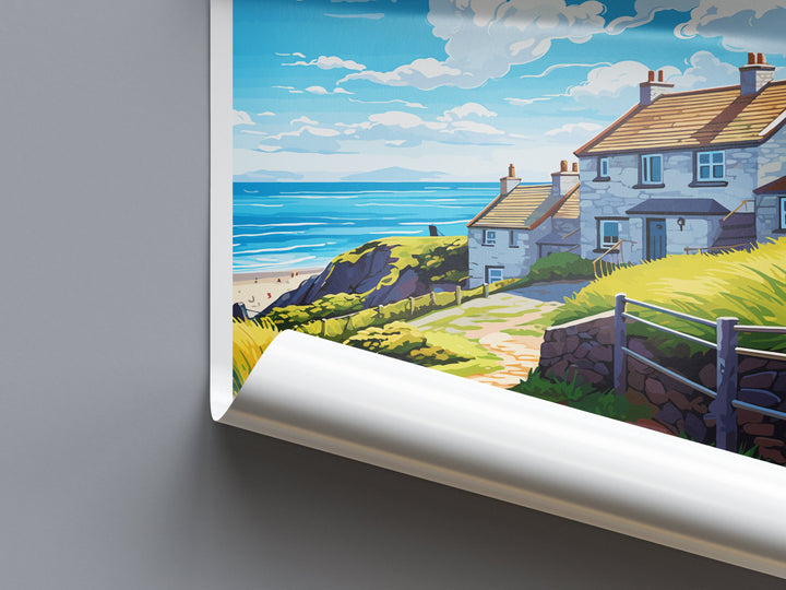 Gorran Haven Travel Print Wall Art Gorran Haven Wall Hanging Home Décor Gorran Haven Gift Art Lovers England Art Lover Gift