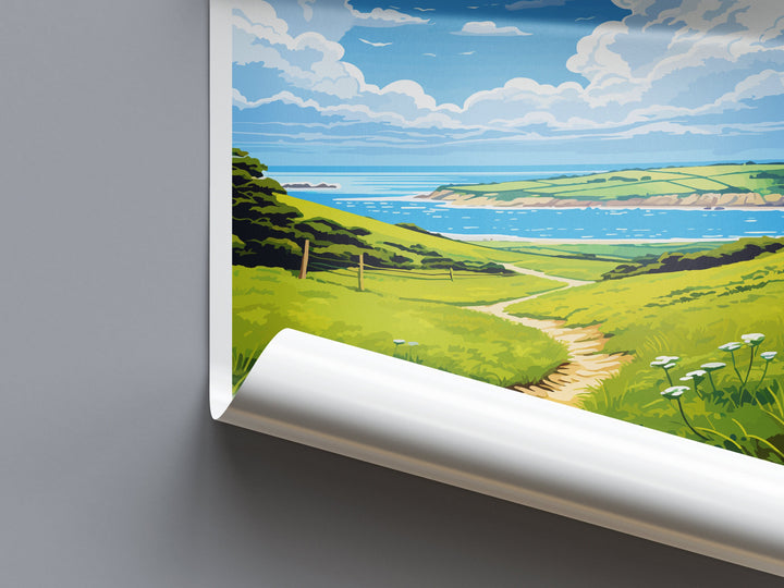 Gweek Travel Print Wall Art Gweek Wall Hanging Home Décor Gweek Gift Art Lovers England Art Lover Gift