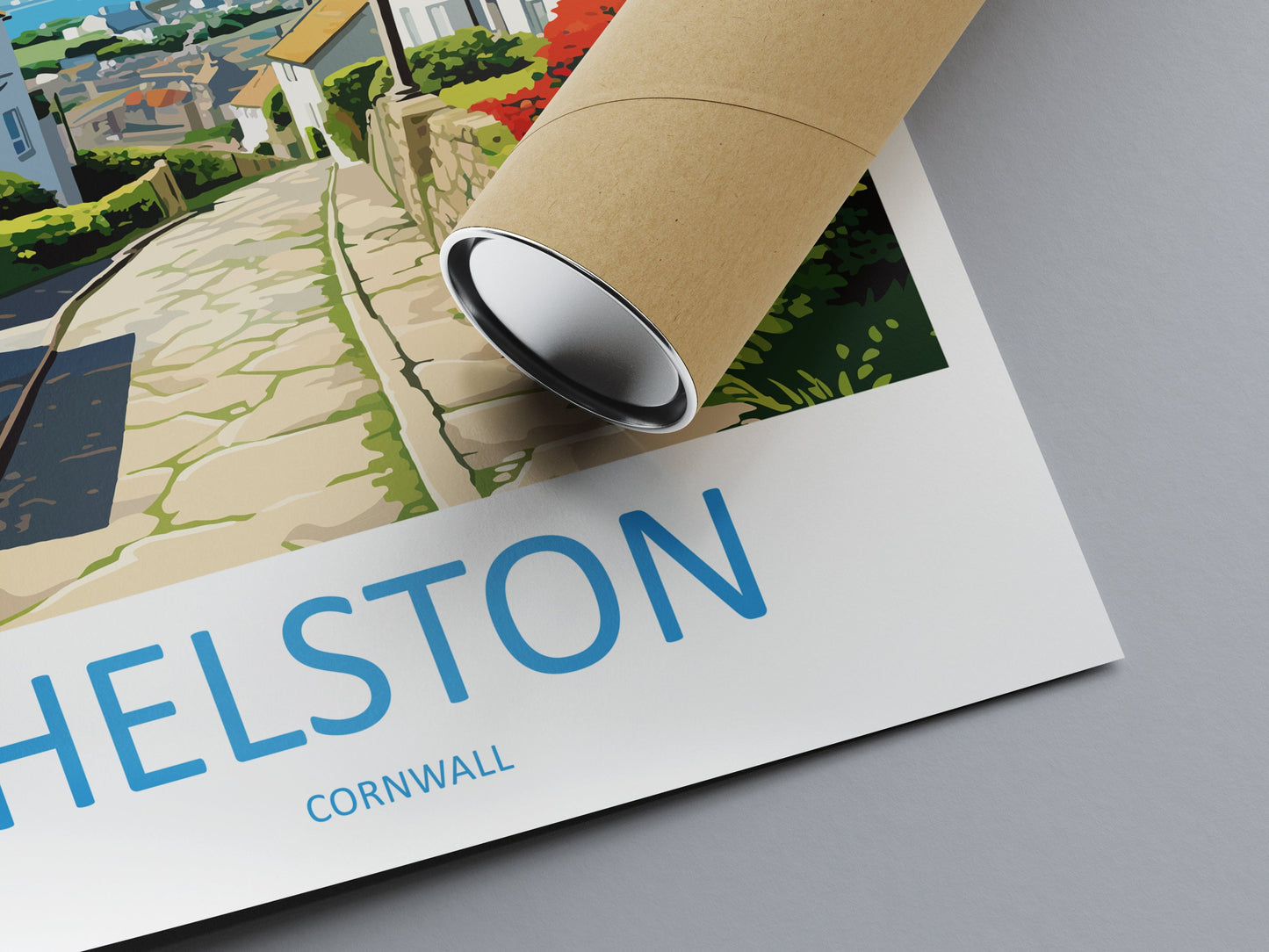Helston Travel Print Wall Art Helston Wall Hanging Home Décor Helston Gift Art Lovers England Art Lover Gift