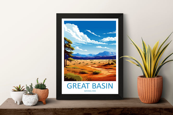 Great Basin National Park Travel Print Wall Art Great Basin National Park Wall Hanging Home Décor Great Basin National Park Gift Art