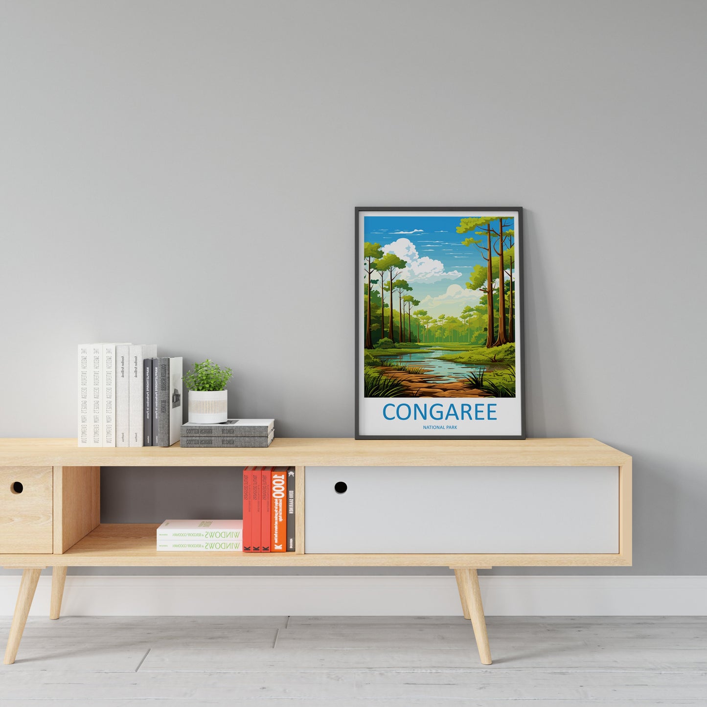 Congaree National Park Travel Print Wall Art Congaree National Park Wall Hanging Home Décor Congaree National Park Gift Art