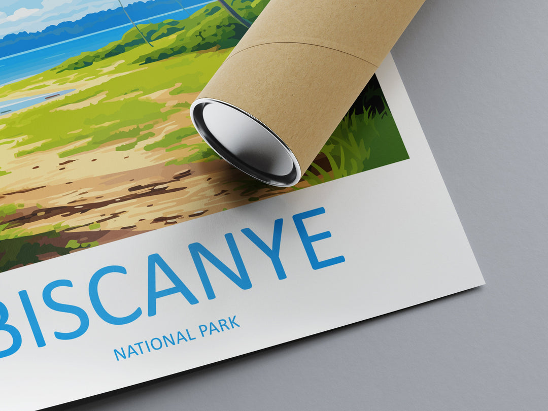 Biscanye National Park Travel Print Wall Art Biscanye Wall Hanging Home Décor Biscanye Gift Art Lovers Art Lover Gift