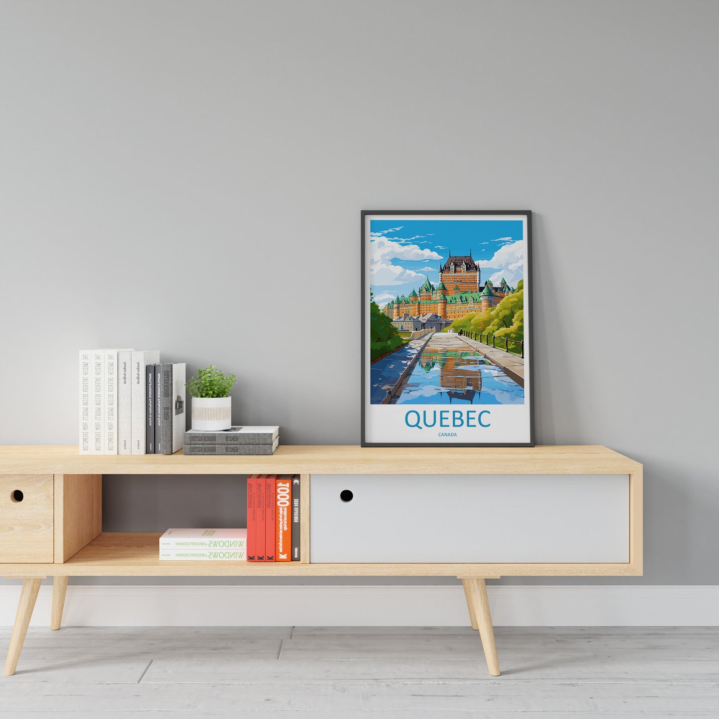Quebec City Travel Print Wall Art Quebec City Wall Hanging Home Décor Quebec City Gift Art Lovers Canada Art Lover Gift Quebec City Gift