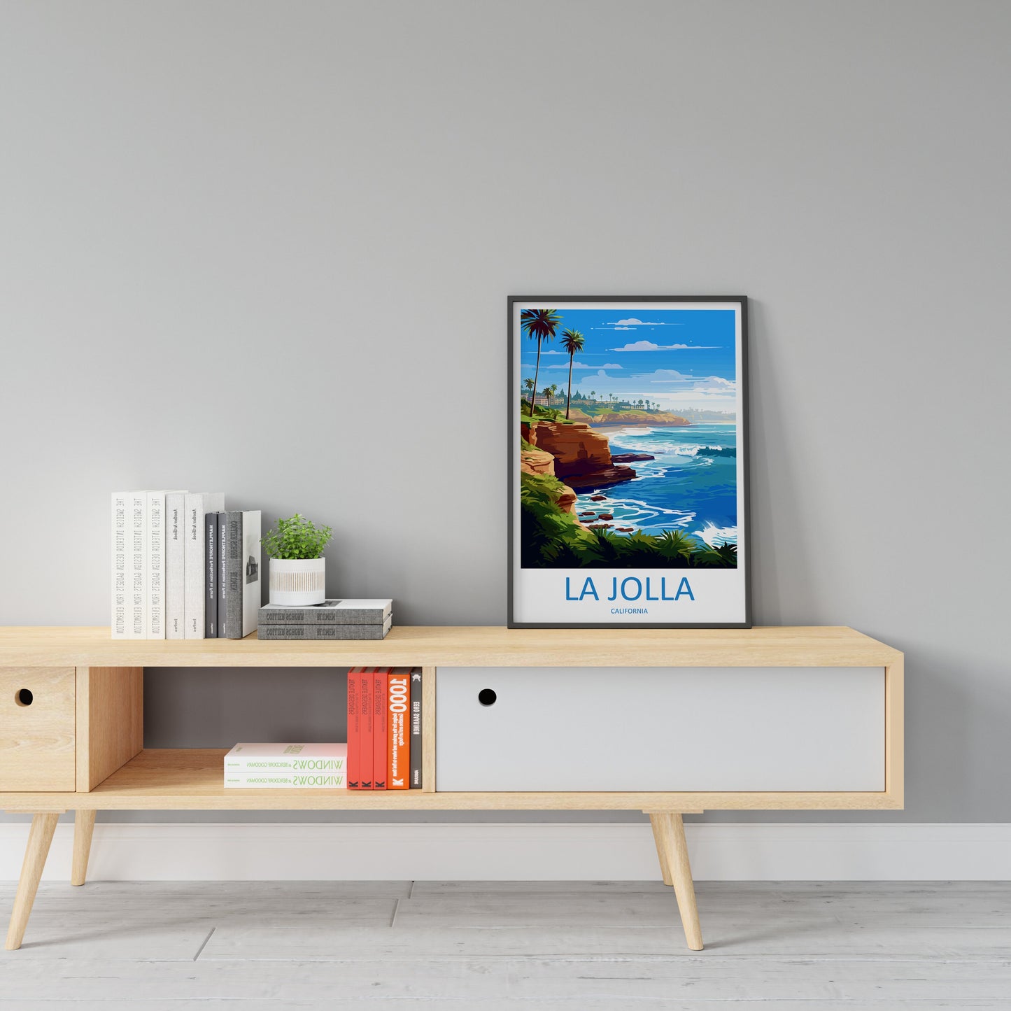 La Jolla Cove Travel Print Wall Art La Jolla Cove Wall Hanging Home Décor La Jolla Cove Gift Art Lovers California Art Lover Gift