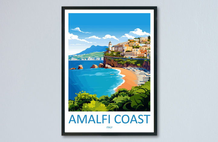 Amalfi Travel Print Wall Art Amalfi Italy Wall Hanging Home Decoration Amalfi Gift Art Lovers Wall Art Print Amalfi Italy Art Amalfi Art