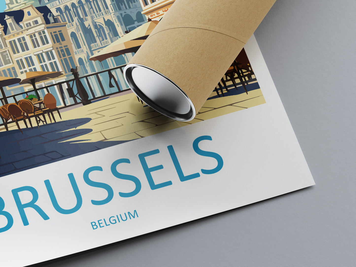 Brussels Travel Print Wall Art Brussels Wall Hanging Home Décor Brussels Gift Art Lovers Belgium Art Lover Gift Brussels Wall Décor