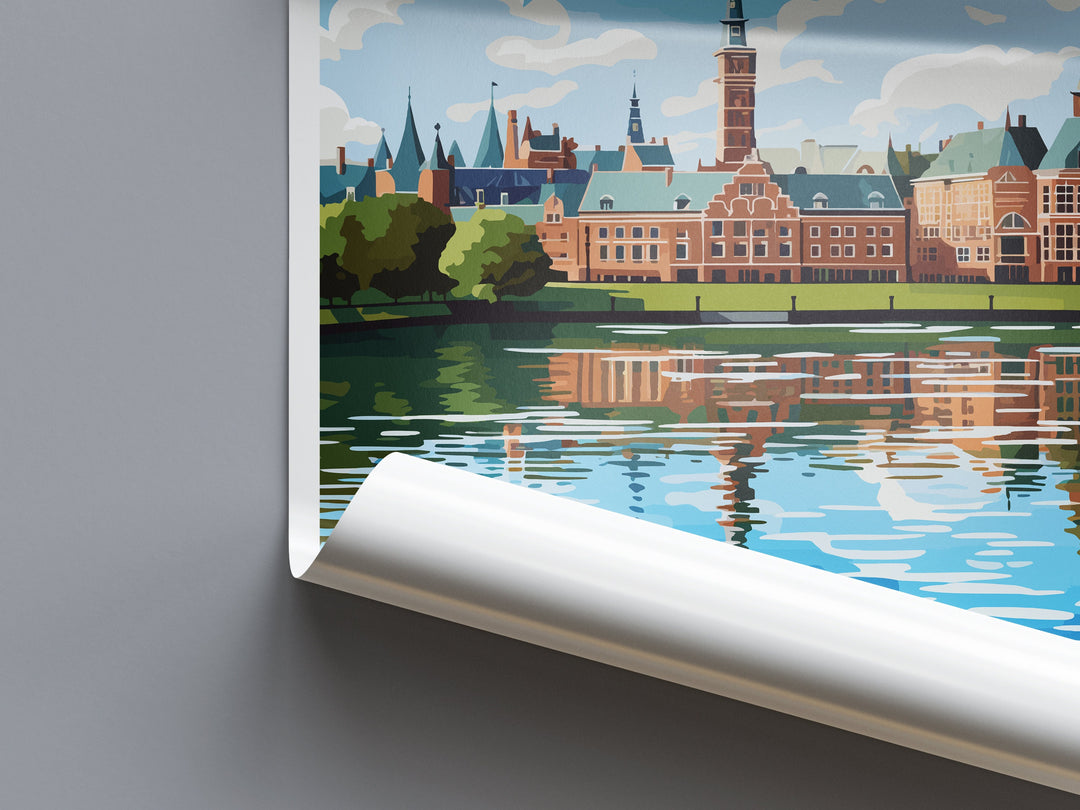 The Hague Travel Print Wall Art The Hague Wall Hanging Home Decoration The Hague Gift Art Lovers Wall Art Print The Hague Wall Décor Poster