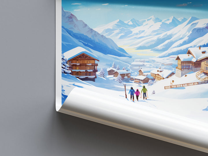 St. Anton Travel Print Wall Art St. Anton Wall Hanging Home Décor St. Anton Gift Art Lovers Ski Art Lover Gift St. Anton Print Skiing Print