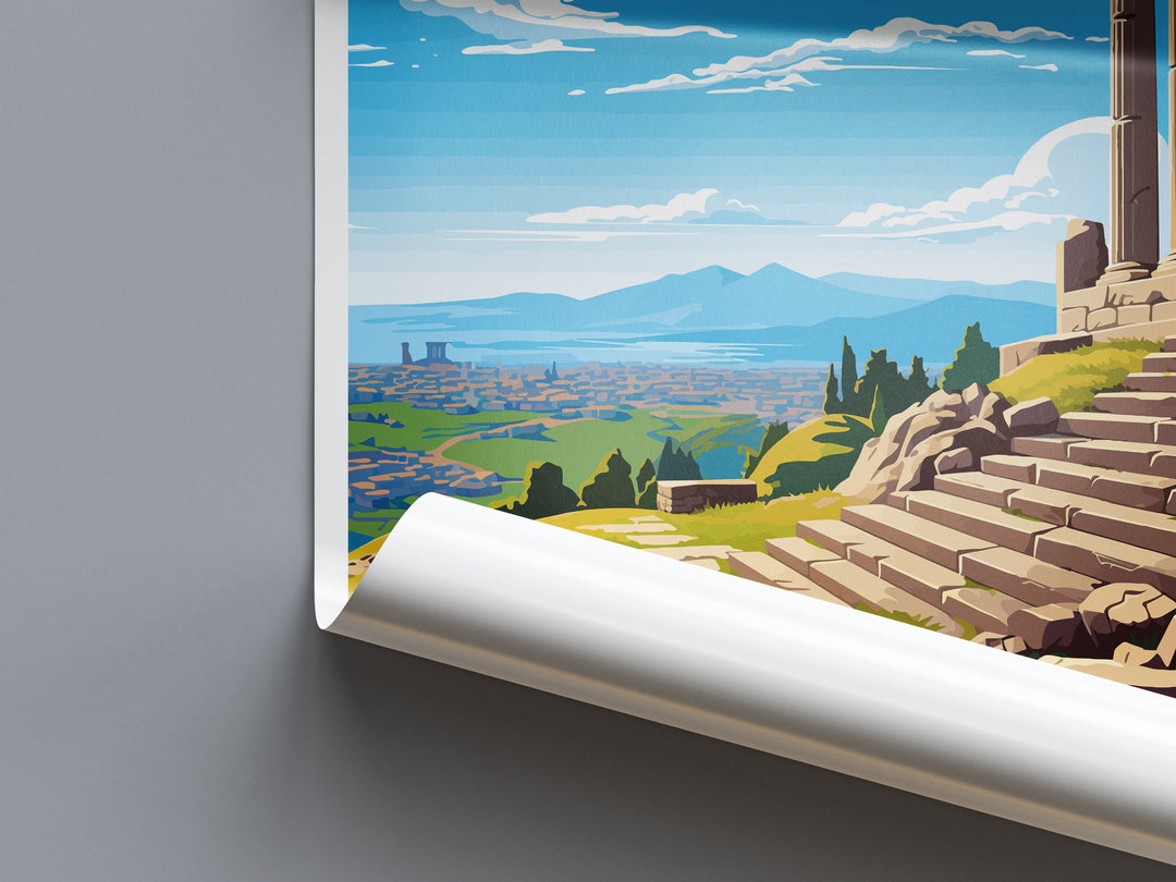 Pergamon Travel Print Wall Art Pergamon Wall Hanging Home Décor Gift Art Lovers Turkey Art Lover Gift Pergamon City Turkey Travel