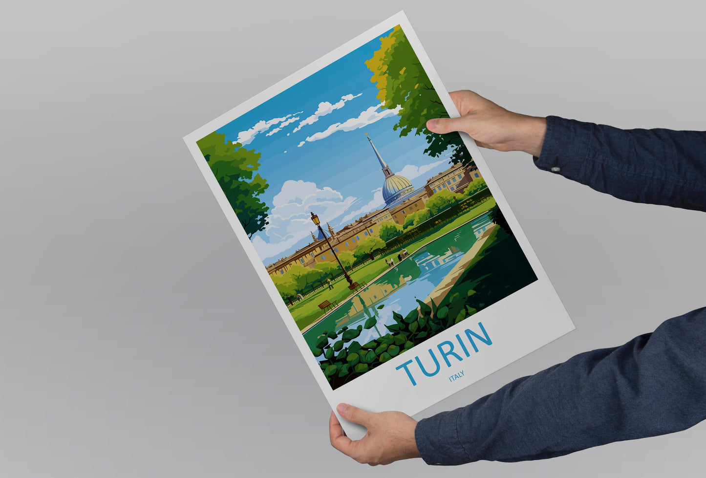 Turin Travel Print Wall Art Turin Wall Hanging Home Décor Turin Gift Art Lovers Italy Art Lover Gift Turin Print Turin Italy Art