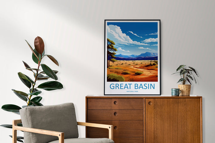 Great Basin National Park Travel Print Wall Art Great Basin National Park Wall Hanging Home Décor Great Basin National Park Gift Art