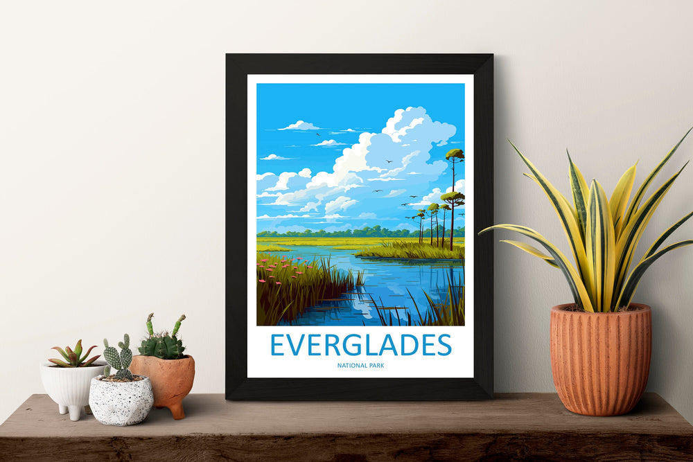 Everglades National Park Travel Print Wall Art Everglades National Park Wall Hanging Home Décor Everglades National Park Gift Art Lovers