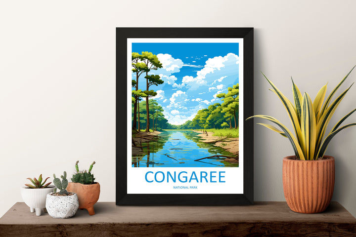 Congaree National Park Travel Print Wall Art Congaree National Park Wall Hanging Home Décor Congaree National Park Gift Art