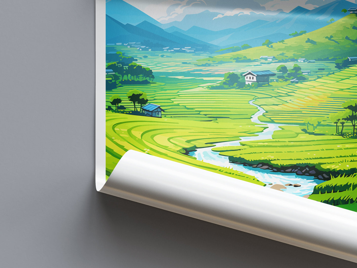 Vietnam Travel Print Wall Art Vietnam Wall Hanging Home Décor Vietnam Gift Art Lovers Vietnam Art Lover Gift Vietnam