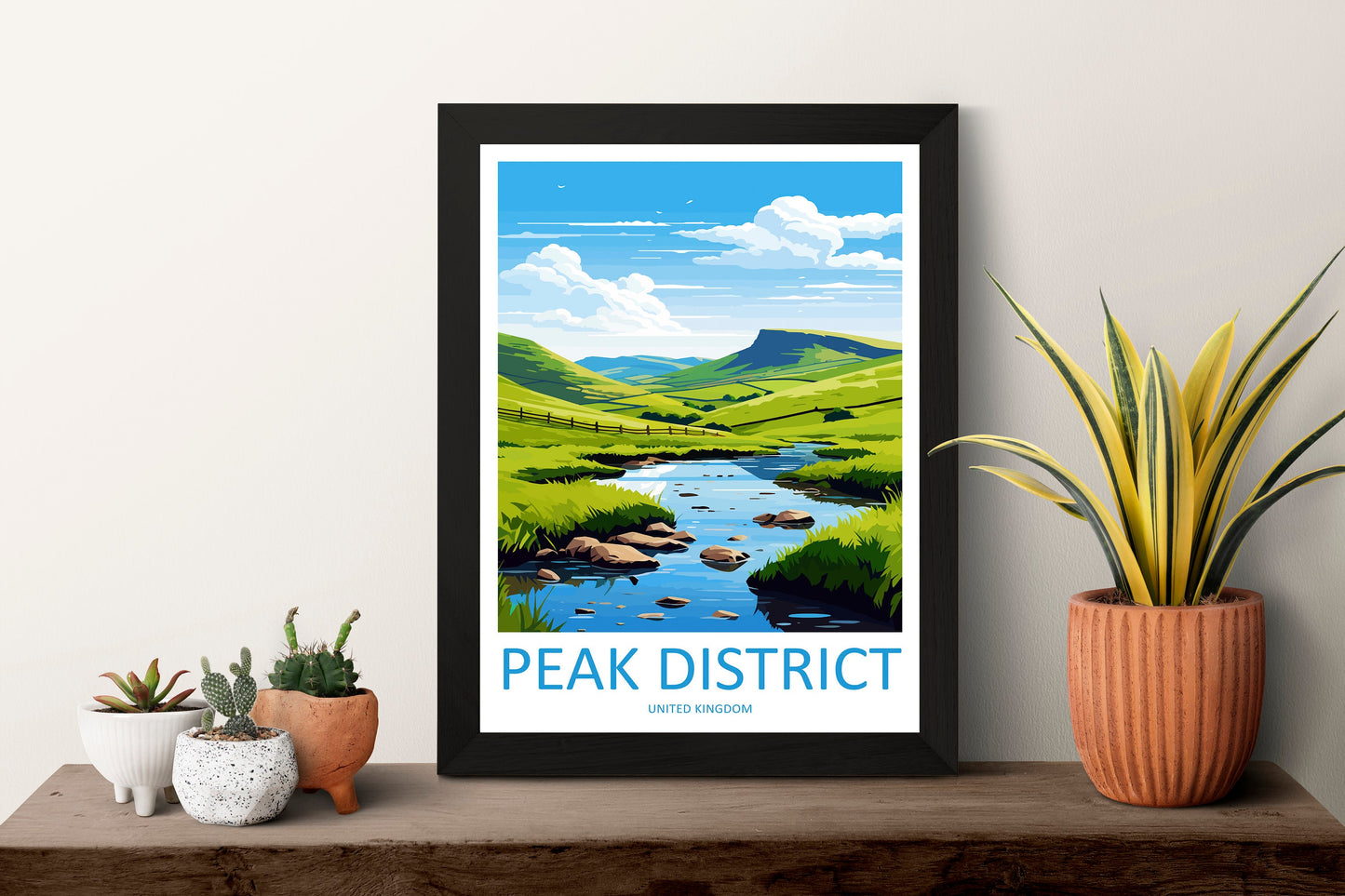 Peak District Print Peak District Home Decor Landscape Art Print Peak District Wall Art Nature Enthusiast Gift Wall Hanging Peak District UK