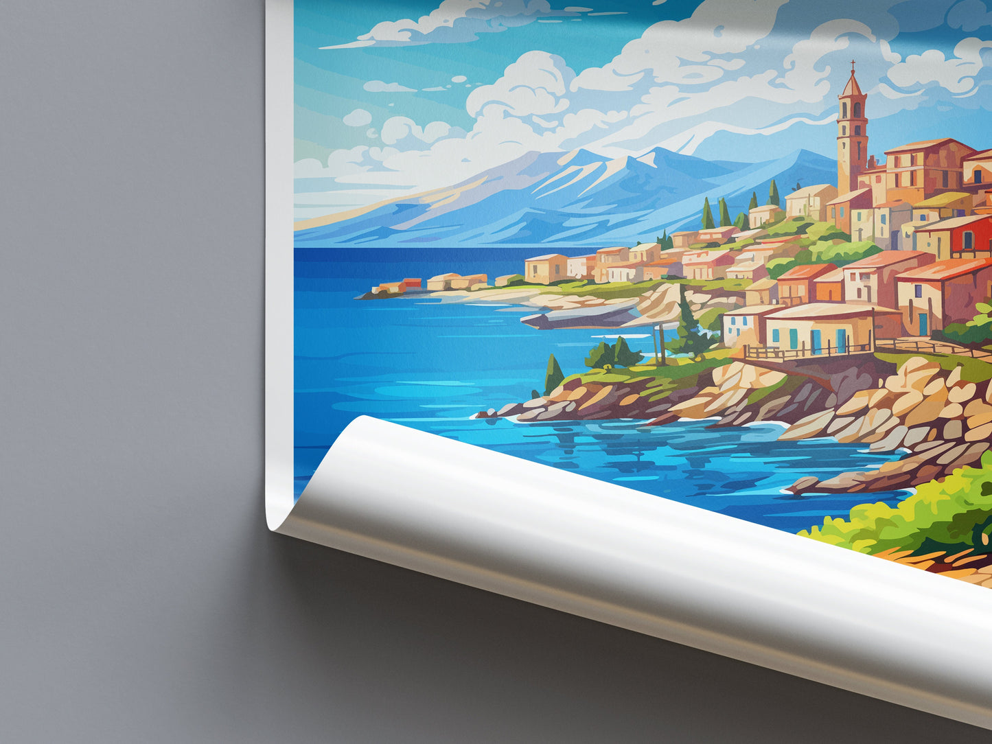Chania Travel Print Wall Art Chania Greece Wall Hanging Home Decoration Chania Gift Art Lovers Wall Art Print Chania Greece Wall Poster Art