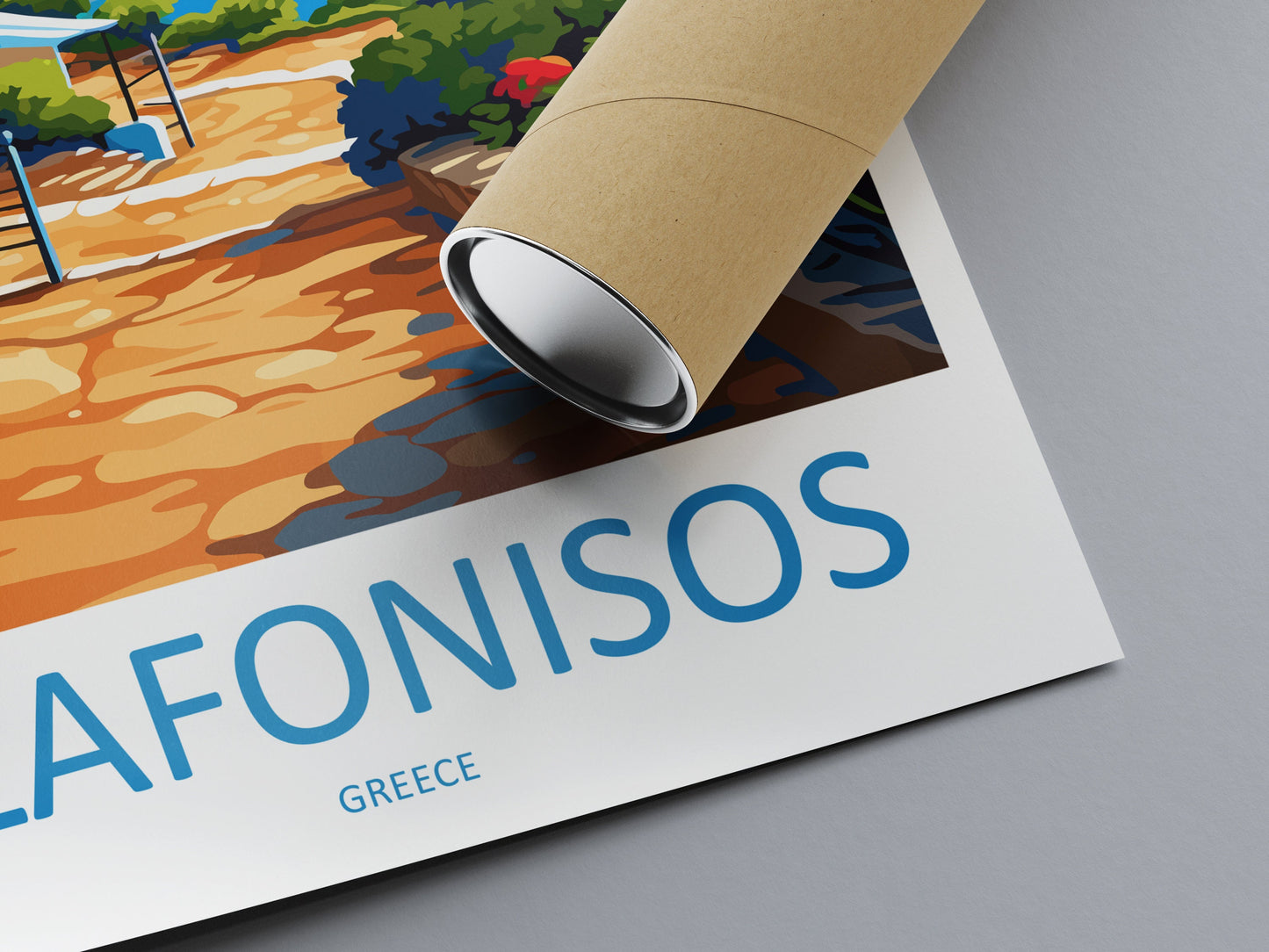 Elafonisos Travel Print Wall Art Elafonisos Greece Wall Hanging Home Decoration Elafonisos Gift Art Lovers Wall Art Print Elafonisos Greece