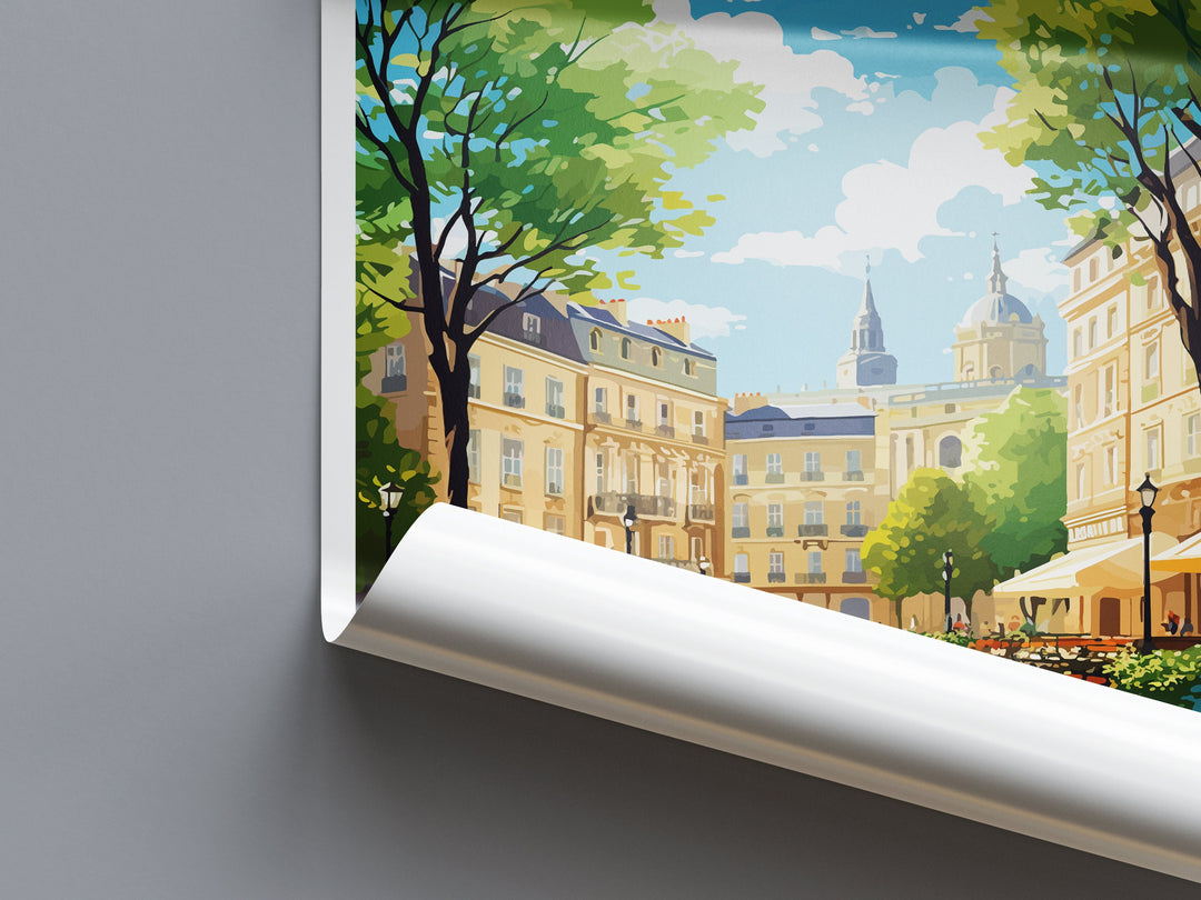 Aix En Provence Travel Print Wall Art Aix En Provence Wall Hanging Home Décor Aix En Provence Gift Art Lovers France Art Lover Gift