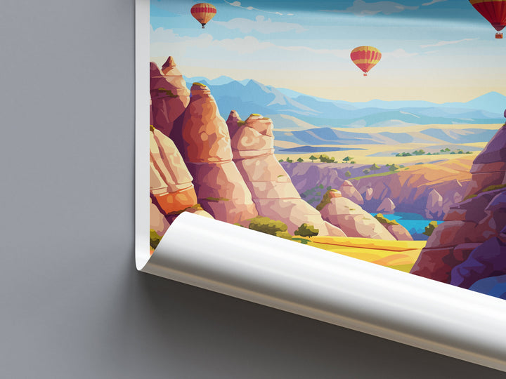 Cappadocia Travel Print Wall Art Cappadocia Wall Hanging Home Decoration Cappadocia Gift Art Lovers Wall Art Print Art Cappadocia Wall Print