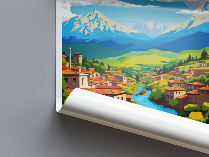 Antakya Travel Print Wall Art Antakya Wall Hanging Home Décor Antakya Gift Art Lovers Turkey Art Lover Gift Antakya City Turkey Travel Art