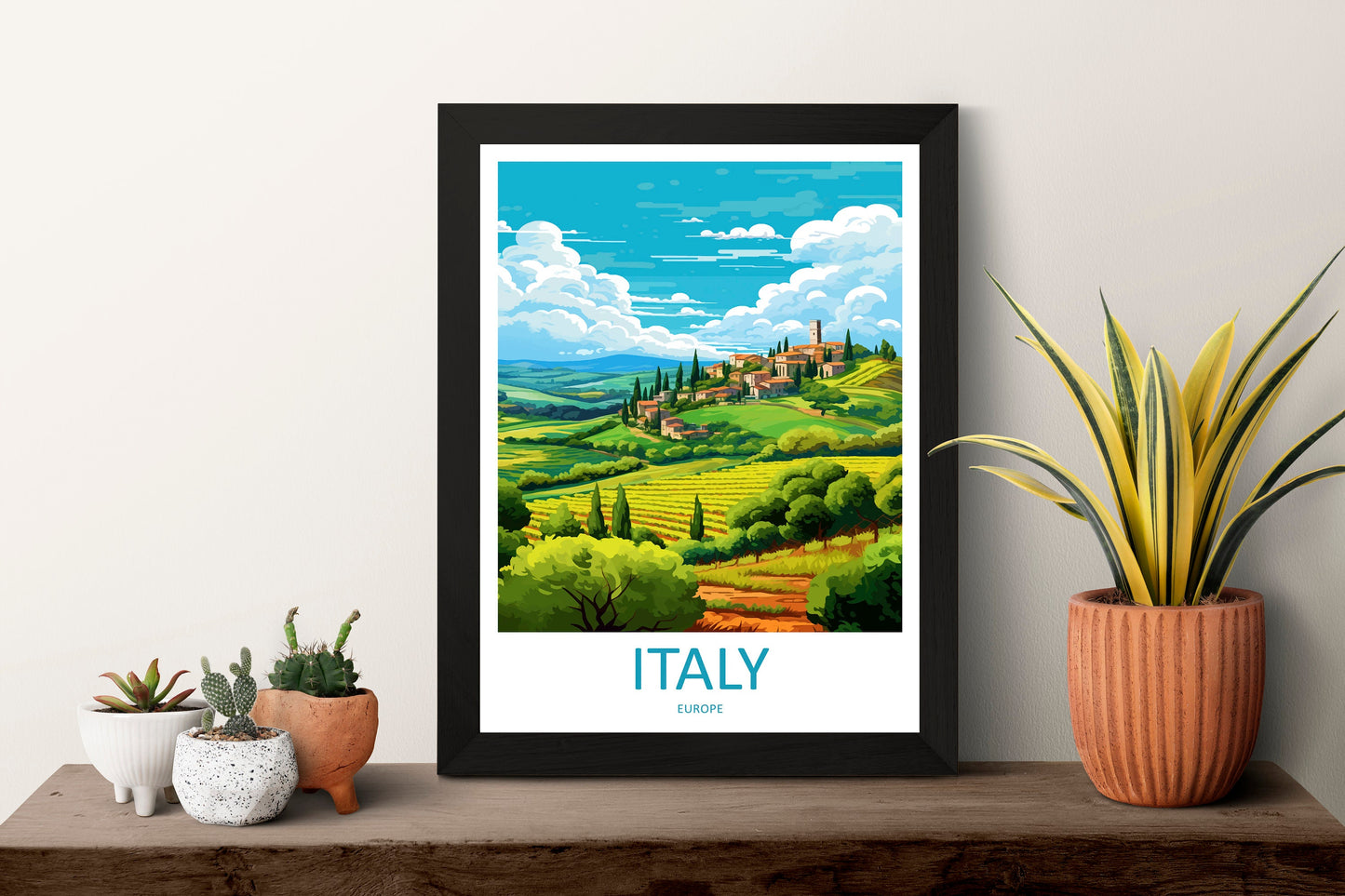 Italy Travel Print Wall Art Italy Wall Hanging Home Décor Italy Gift Art Lovers Italy Art Lover Gift Italy Print Italy Italy Art
